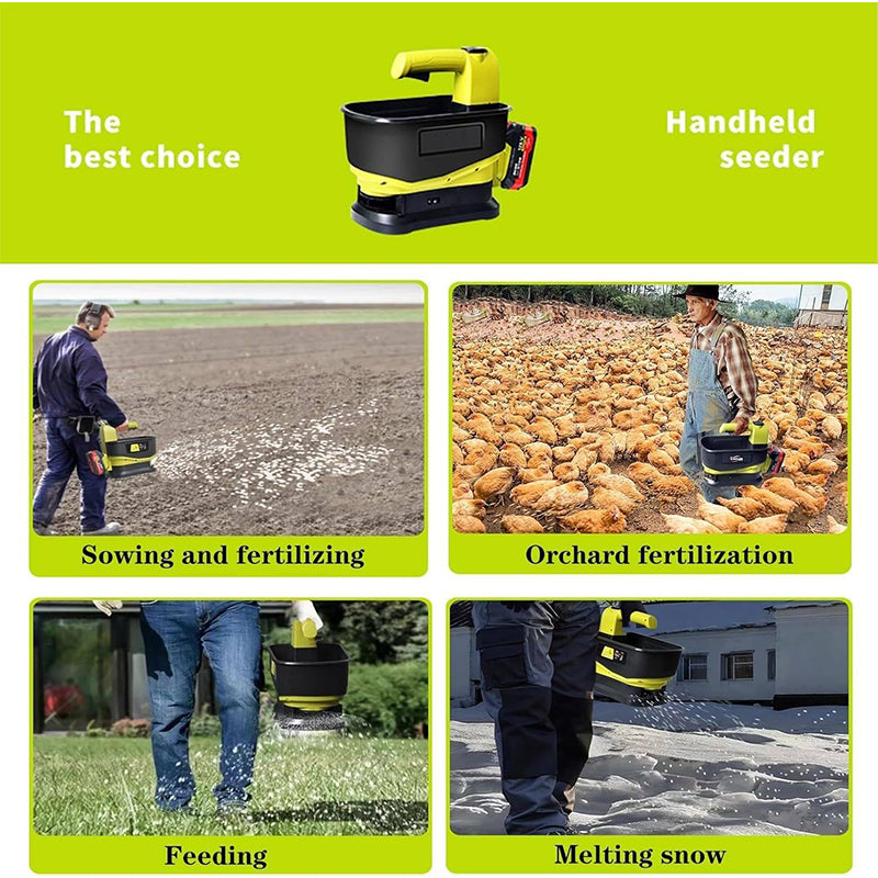 Portable Cordless Seed Automatic Spreader