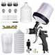 HVLP Air Spray Gun with 1.4/1.7/2mm Nozzles