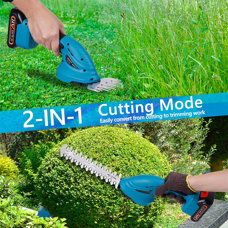 2 in 1 Hedge Trimmer Cordless with Battery