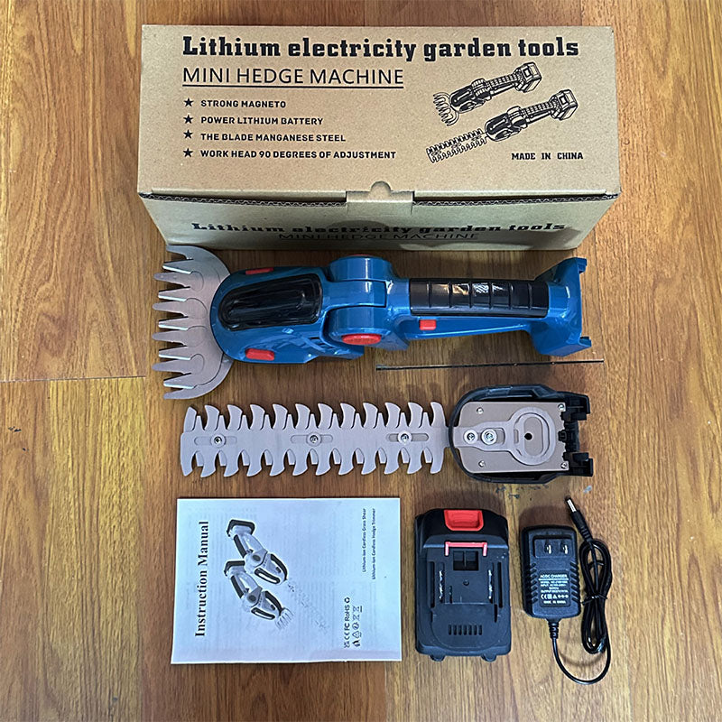 2 in 1 Hedge Trimmer Cordless with Battery