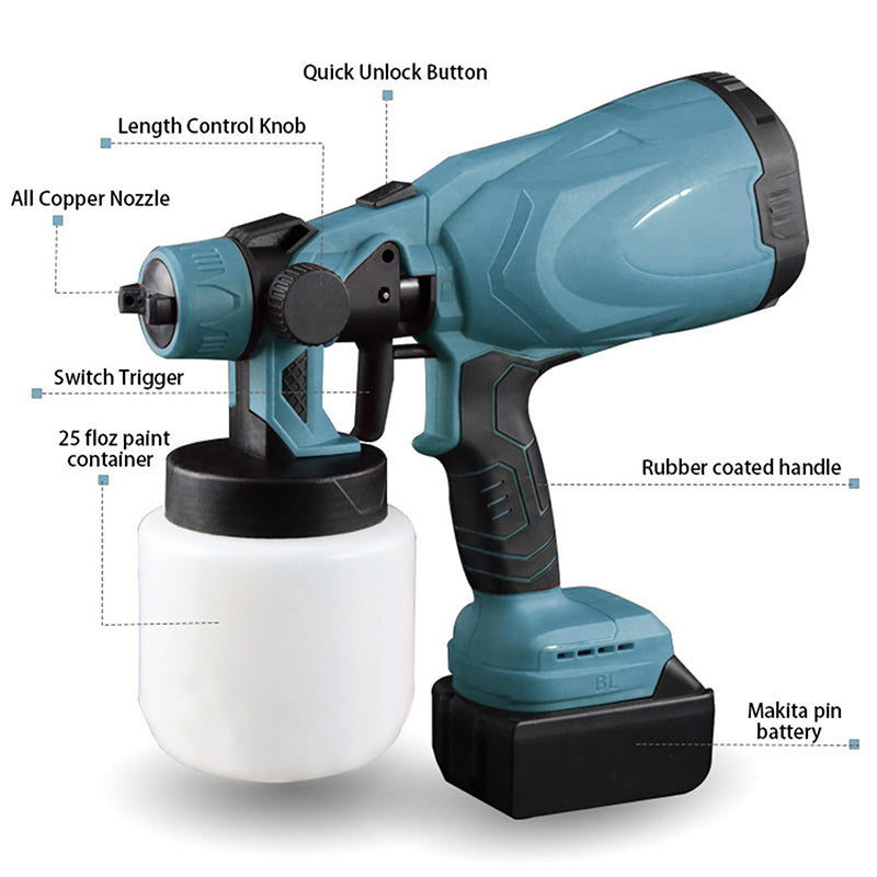 360 cordless connect trueairless paint sprayer