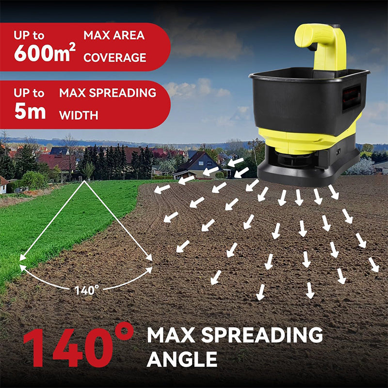 Portable Cordless Seed Automatic Spreader