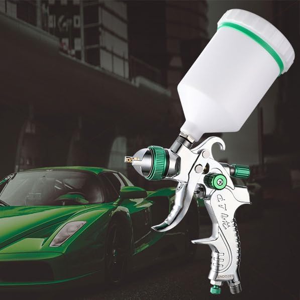HVLP Paint Gun with Paint Nozzles 1.4/1.7/2.0 mm