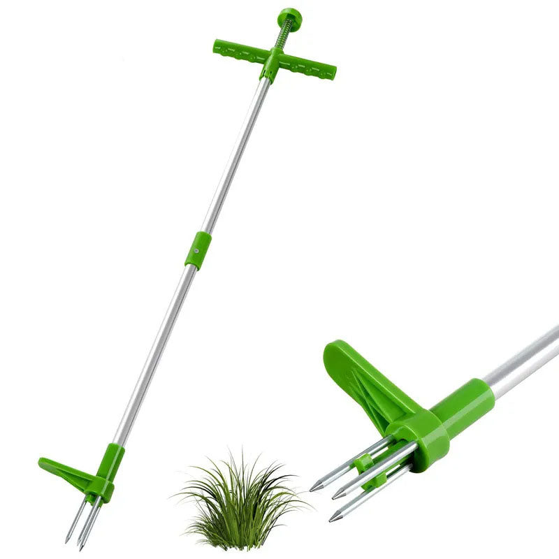 Unkrautstecher im Standformat mit langem Griff