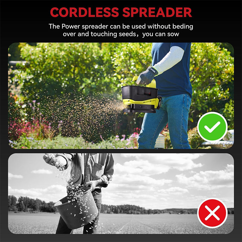 Portable Cordless Seed Automatic Spreader