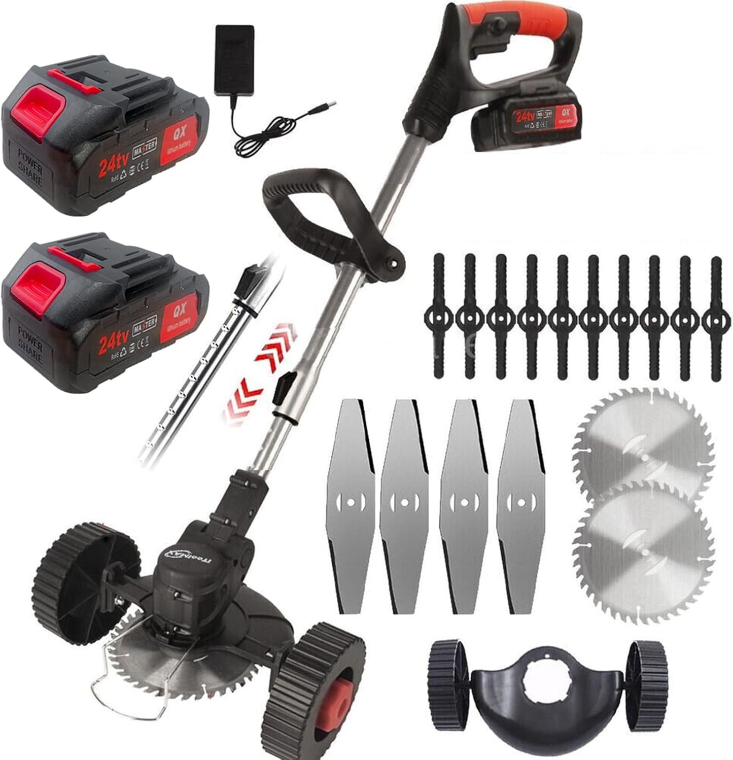 3-in-1-Akku-Unkrautstecher mit Akku