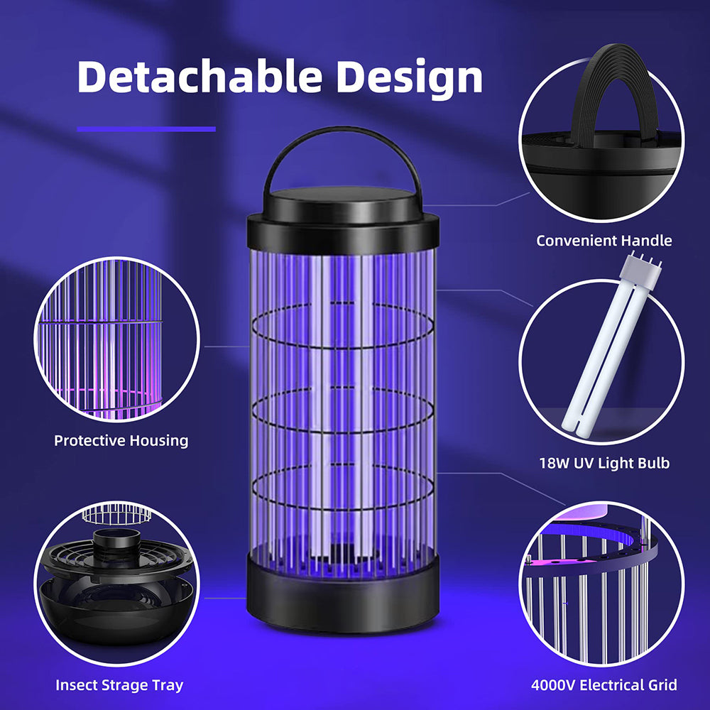 Electronic Bug Zapper Lantern for Outdoor Indoor