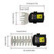 2-in-1 Cordless Grass Shear Blade for Grass Trimmer