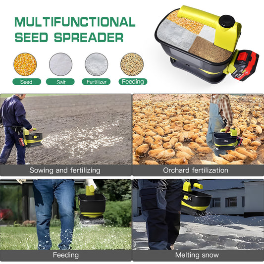 Portable Cordless Seed Automatic Spreader
