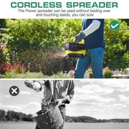 Portable Cordless Seed Automatic Spreader