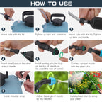 8L Electric Sprayer with Adjustable Shoulder Strap