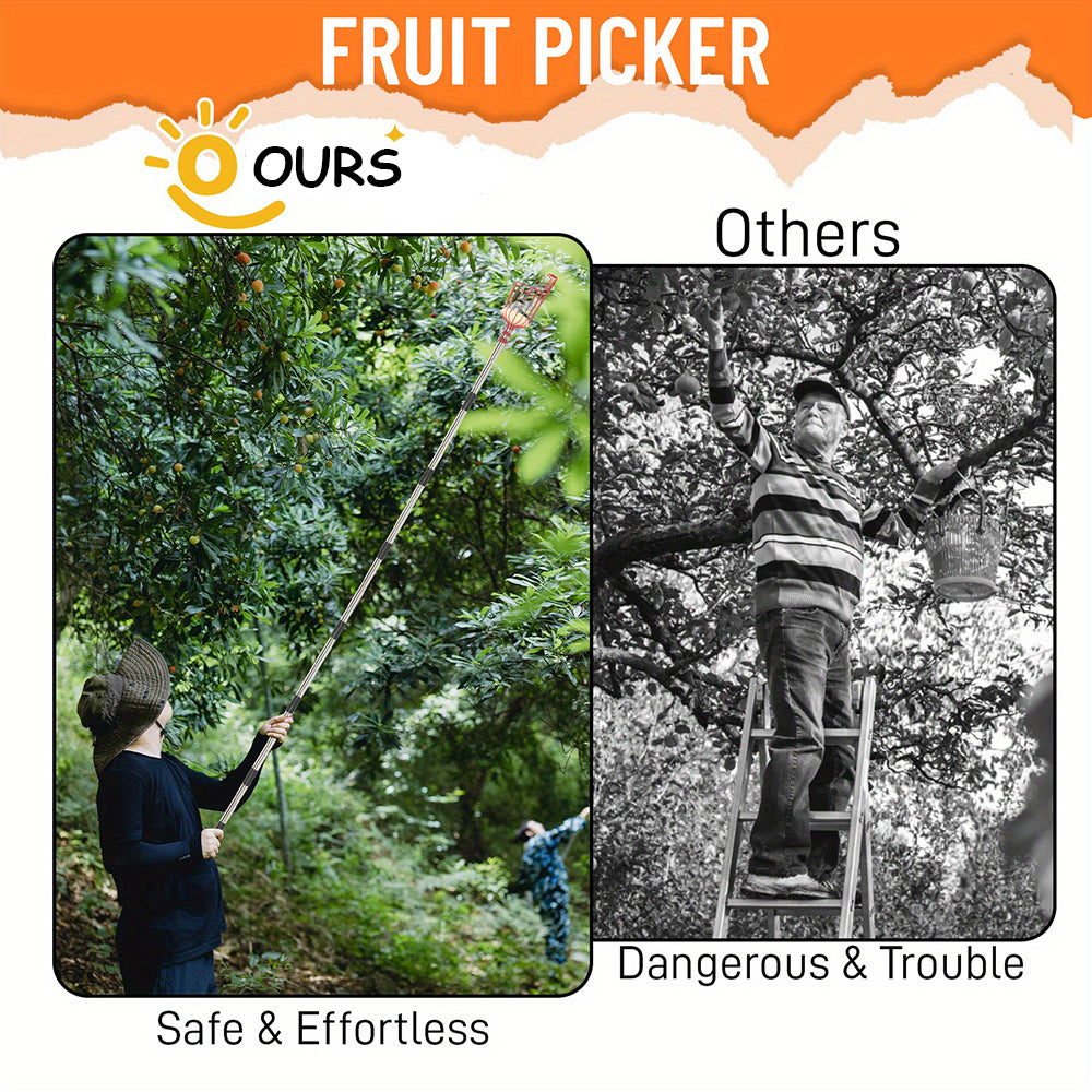 Telescopic Fruit Picking Pole