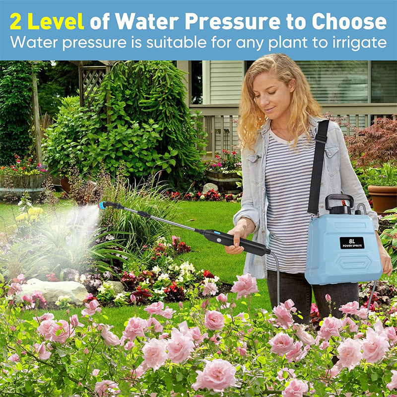 8L Electric Sprayer with Adjustable Shoulder Strap