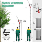 2-in-1 Pruner & Saw with Extendable Handle