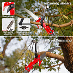 2-in-1 Pruner & Saw with Extendable Handle
