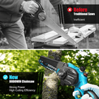 6 inch Electric Cordless Chainsaw with Battery