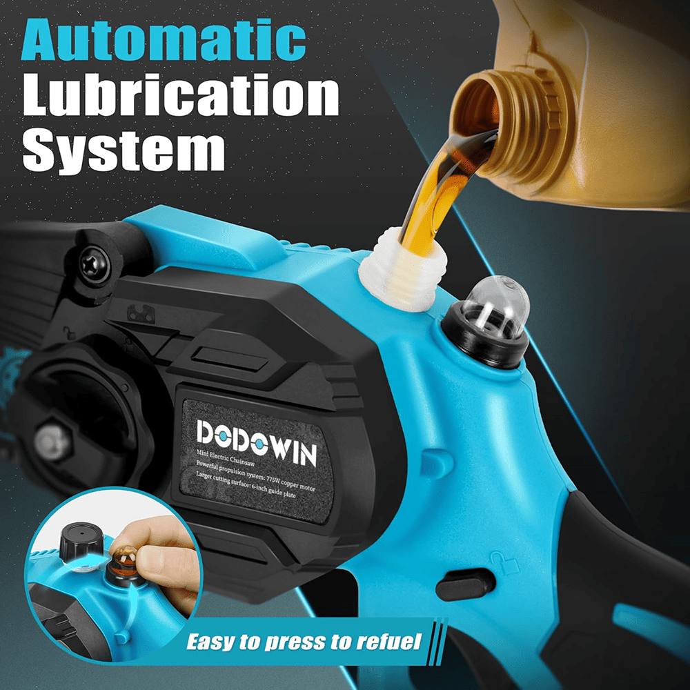6 inch Electric Cordless Chainsaw with Battery