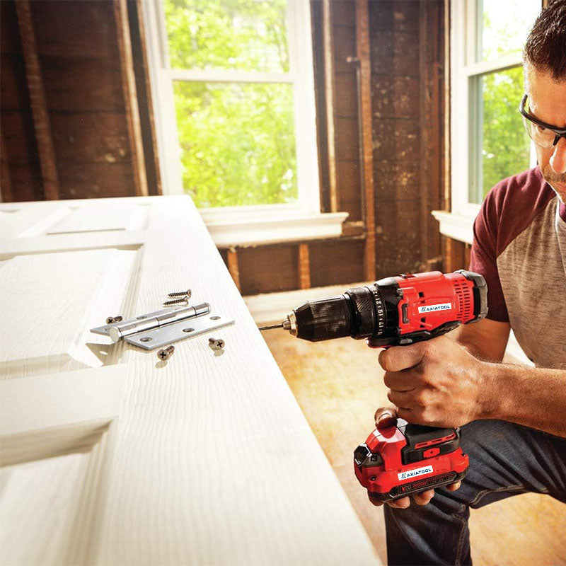 Axiatool MAX Cordless Drill with 2 Batteries
