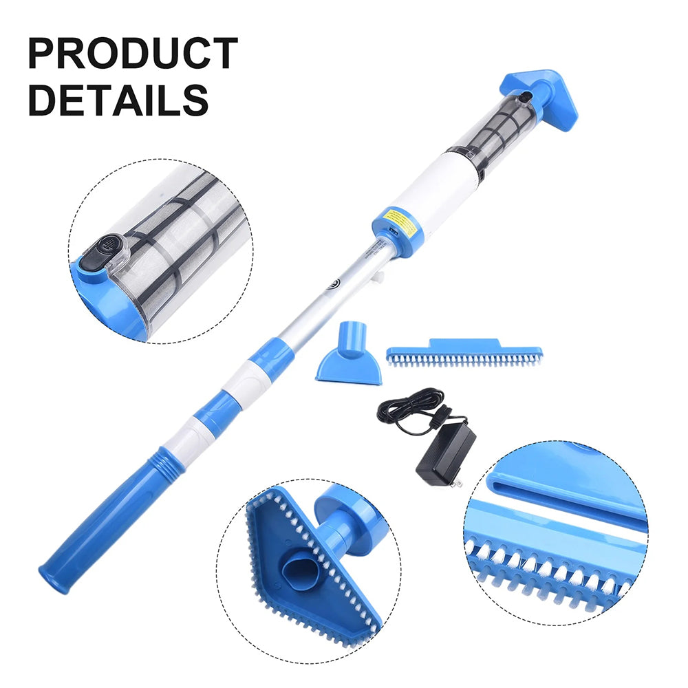 3-in-1 Cordless Pool Vacuum Cleaner