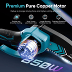 6 inch Electric Cordless Chainsaw with Battery