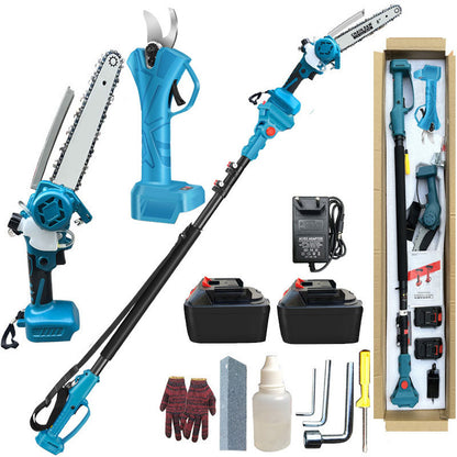 High Power Chainsaw & Pole Saw Combo – Includes FREE Garden Pruner