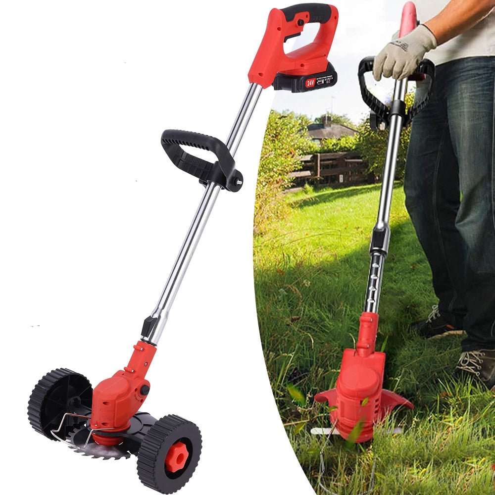 Upgraded Cordless Trimmer Grass Trimmer