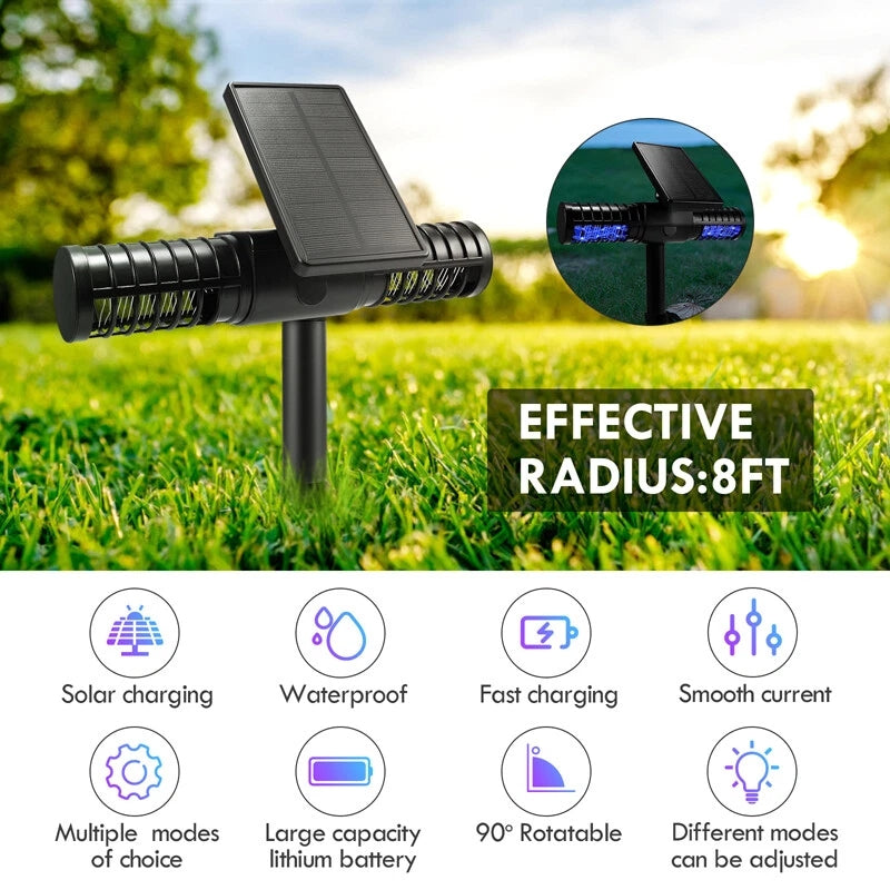 Solar Panel Mosquito Killer Bug Zapper
