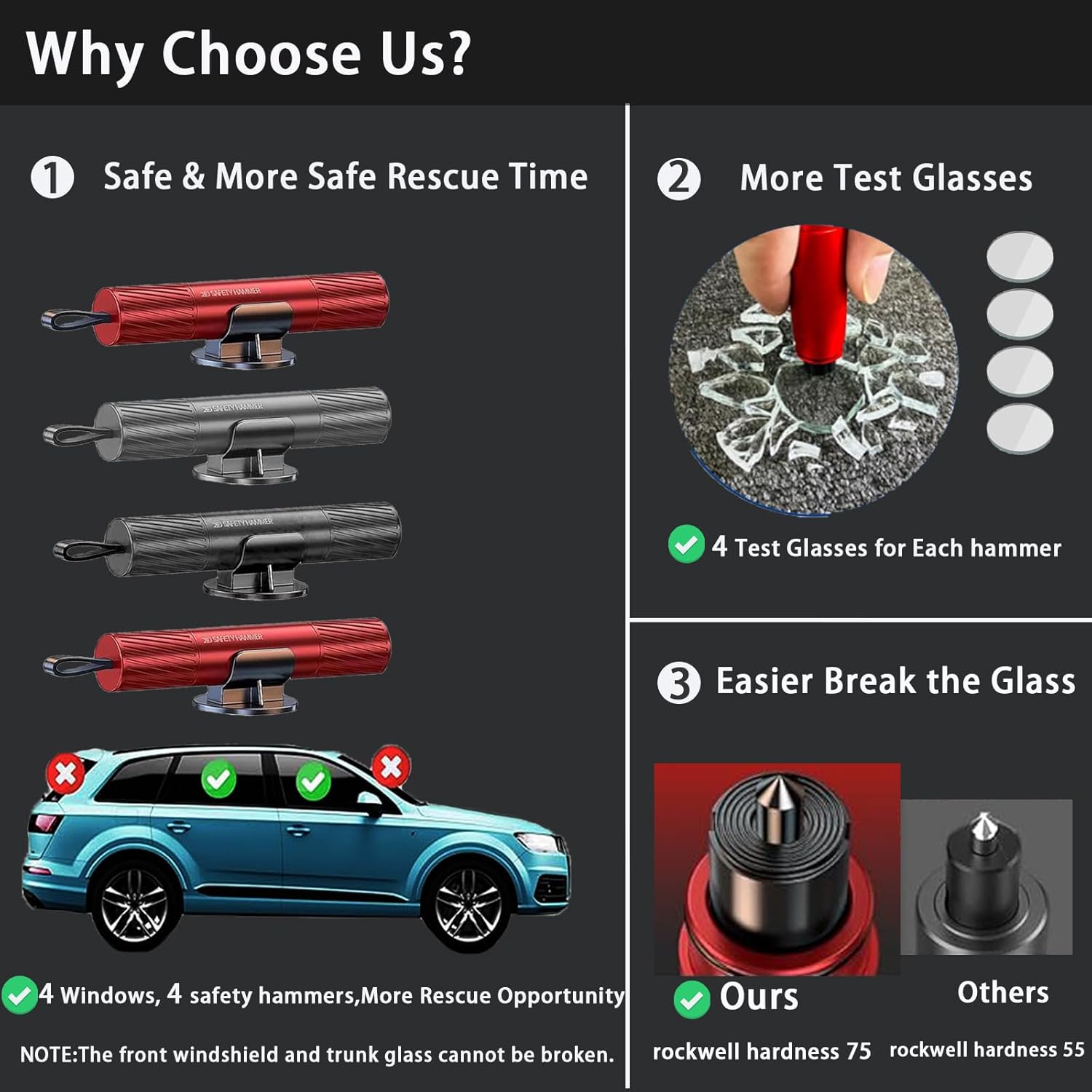 2025 Upgraded Safety Hammer Emergency Escape Tool