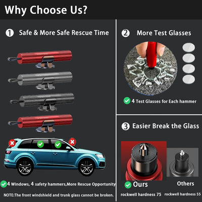 2025 Upgraded Safety Hammer Emergency Escape Tool