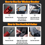 2025 Upgraded Safety Hammer Emergency Escape Tool