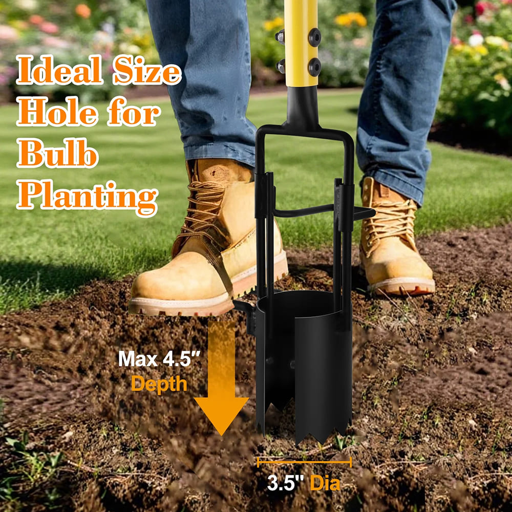 Removable Bulb Planter Tool for Gardening