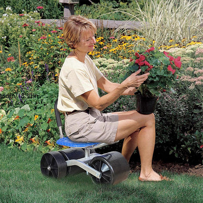 360° Adjustable Height Rotating Garden Seat