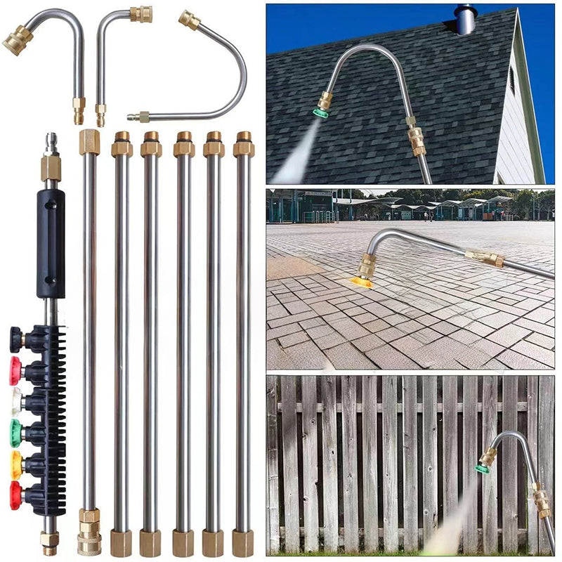 7-piece Set Pressure Washer with Extension Wand