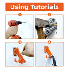 Chainsaw Stand Wall Mount for Garden, Garage, Workshop