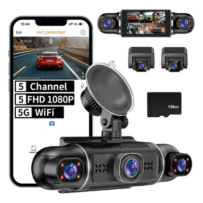 5 Channel Dash Camera for Cars