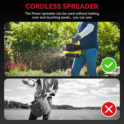 Portable Cordless Seed Automatic Spreader
