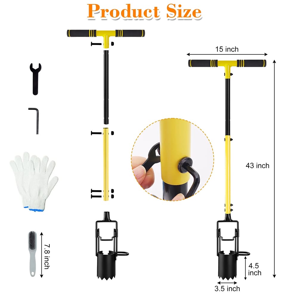 Removable Bulb Planter Tool for Gardening