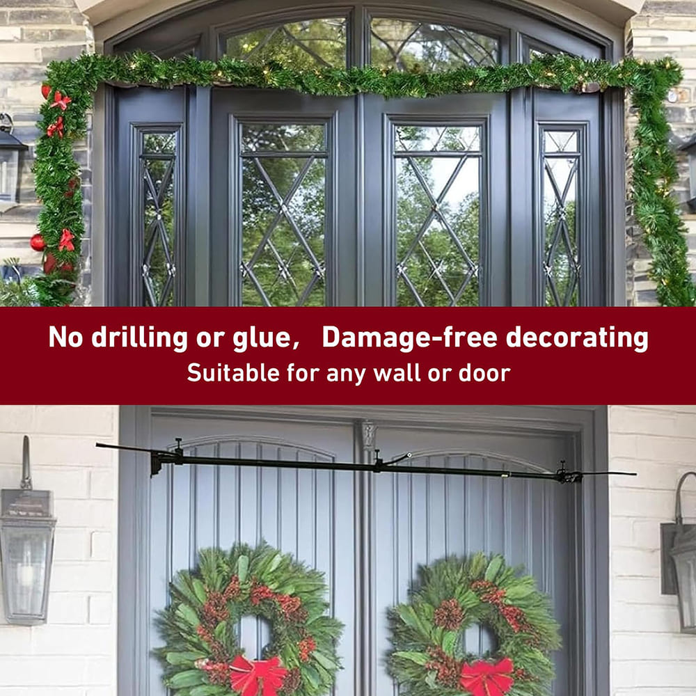 Adjustbale Garland Hanger for Front Door