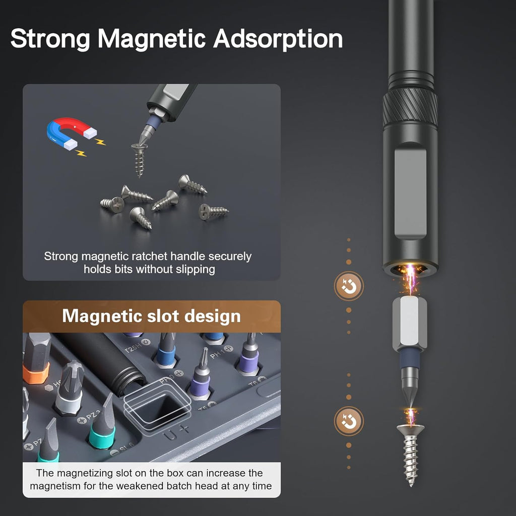42 in 1 Magnetic Screwdriver Set with Case