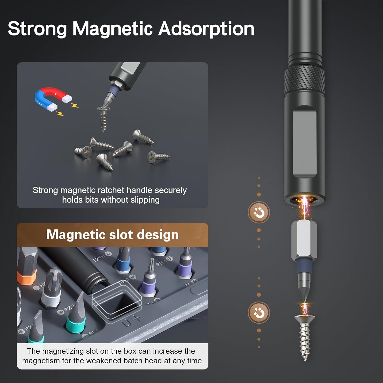 42 in 1 Magnetic Screwdriver Set with Case