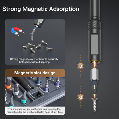 42 in 1 Magnetic Screwdriver Set with Case