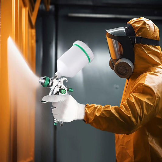 HVLP Paint Gun with Paint Nozzles 1.4/1.7/2.0 mm
