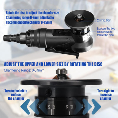 2 in 1 Mini Pneumatic Chamfering Tool