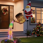 Christmas Santa Solar Kettle Lights