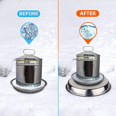 14inch Poultry Drinker Heated Base for Winter