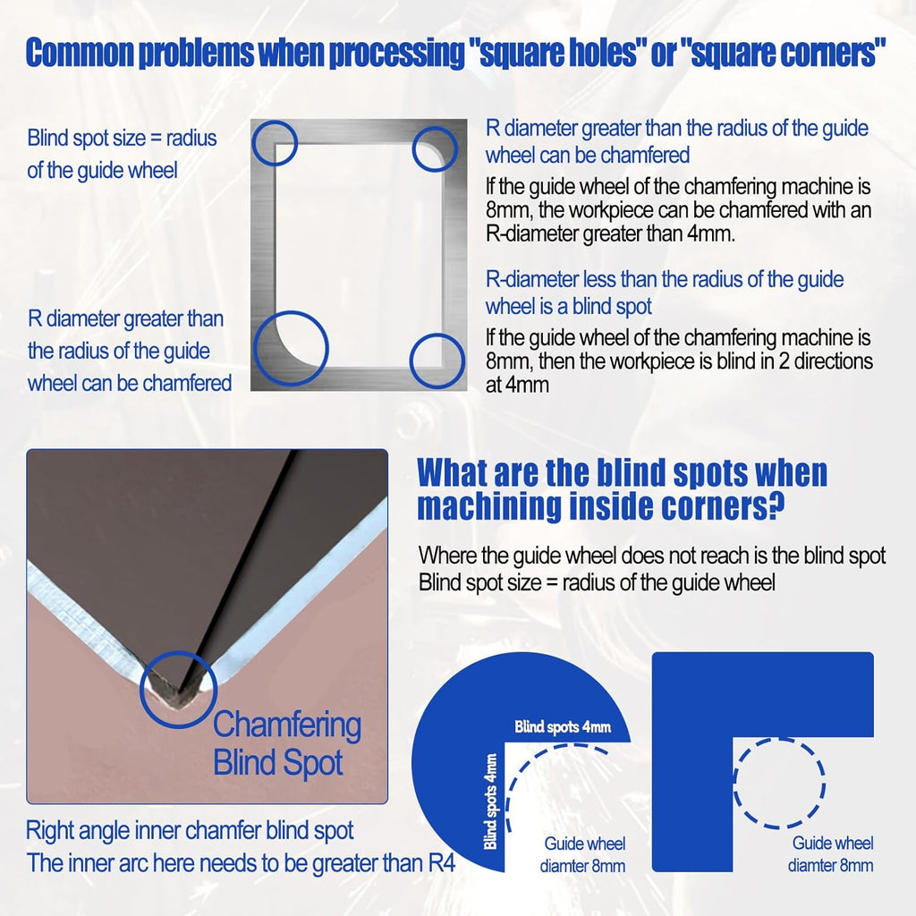 2 in 1 Mini Pneumatic Chamfering Tool