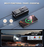 Cordless Tire Inflator Portable Air Compressor - 150PSI Air Pump