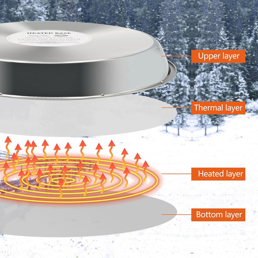 14inch Poultry Drinker Heated Base for Winter