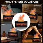 4-in-1 Fireplace Flame Diffuser with 7 Colors