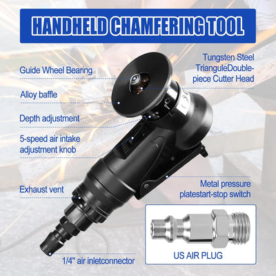 2 in 1 Mini Pneumatic Chamfering Tool